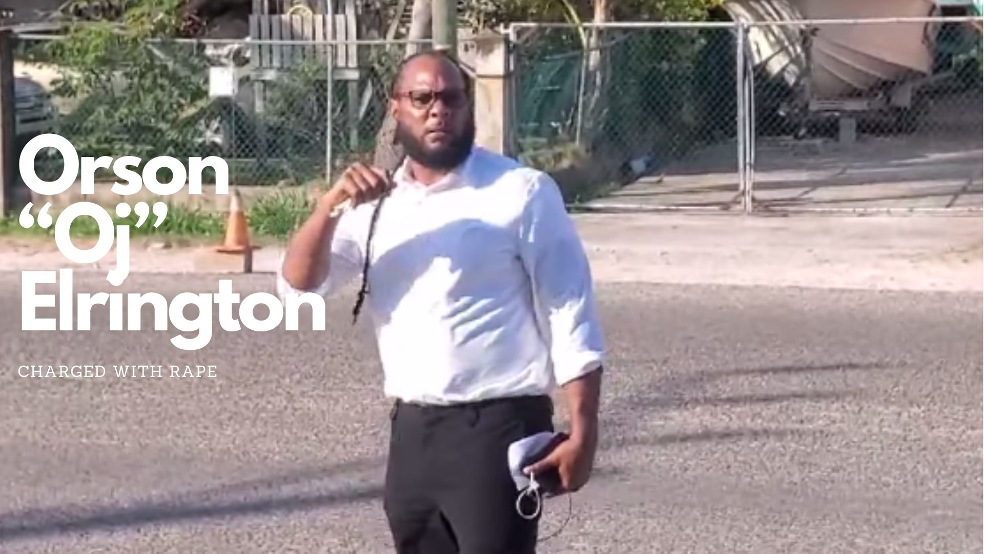 orson Oj elrington charged with rape