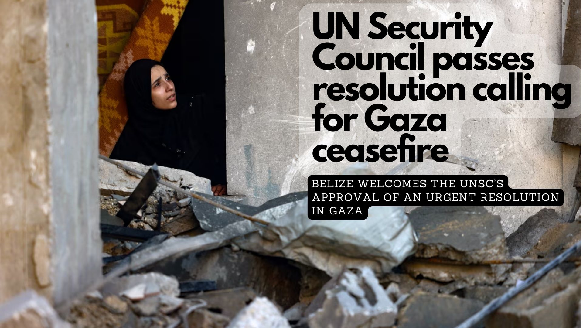 UN Security Council passes resolution calling for Gaza ceasefire