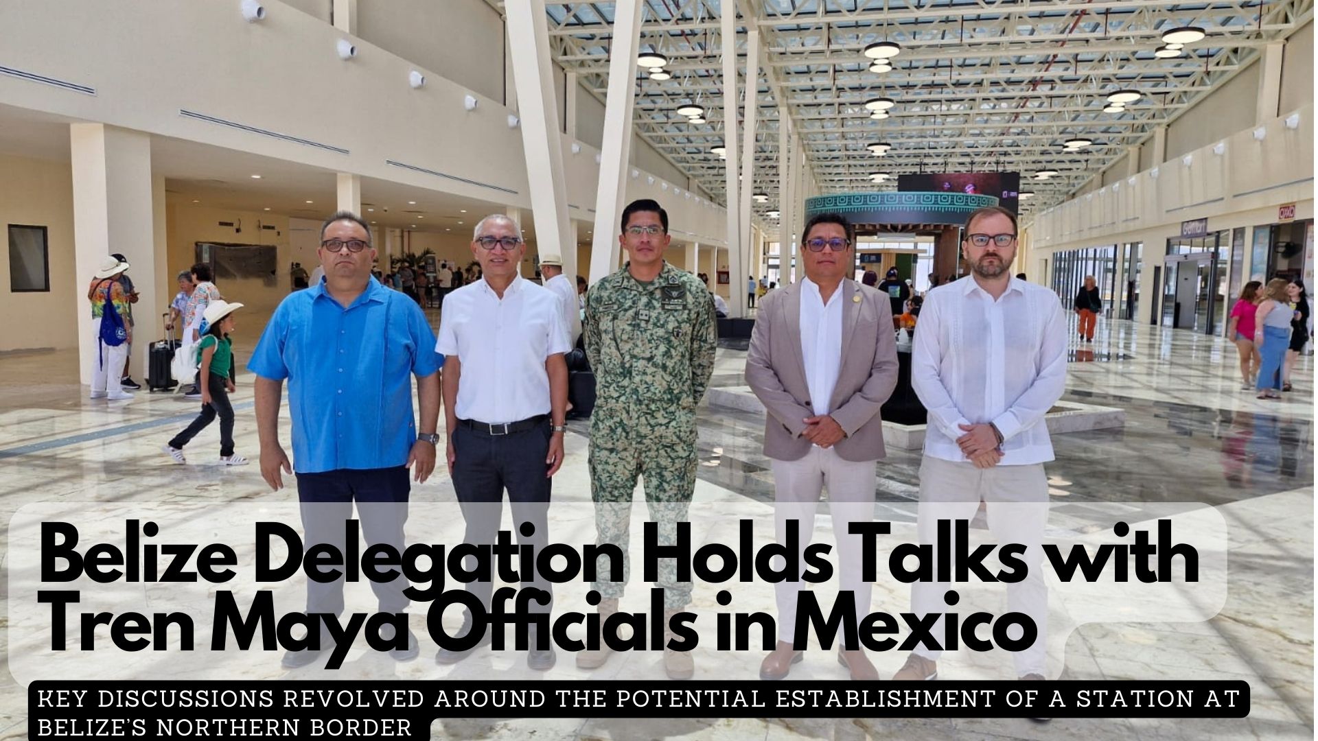 Belize Delegation Holds Talks with Tren Maya Officials in Mexico