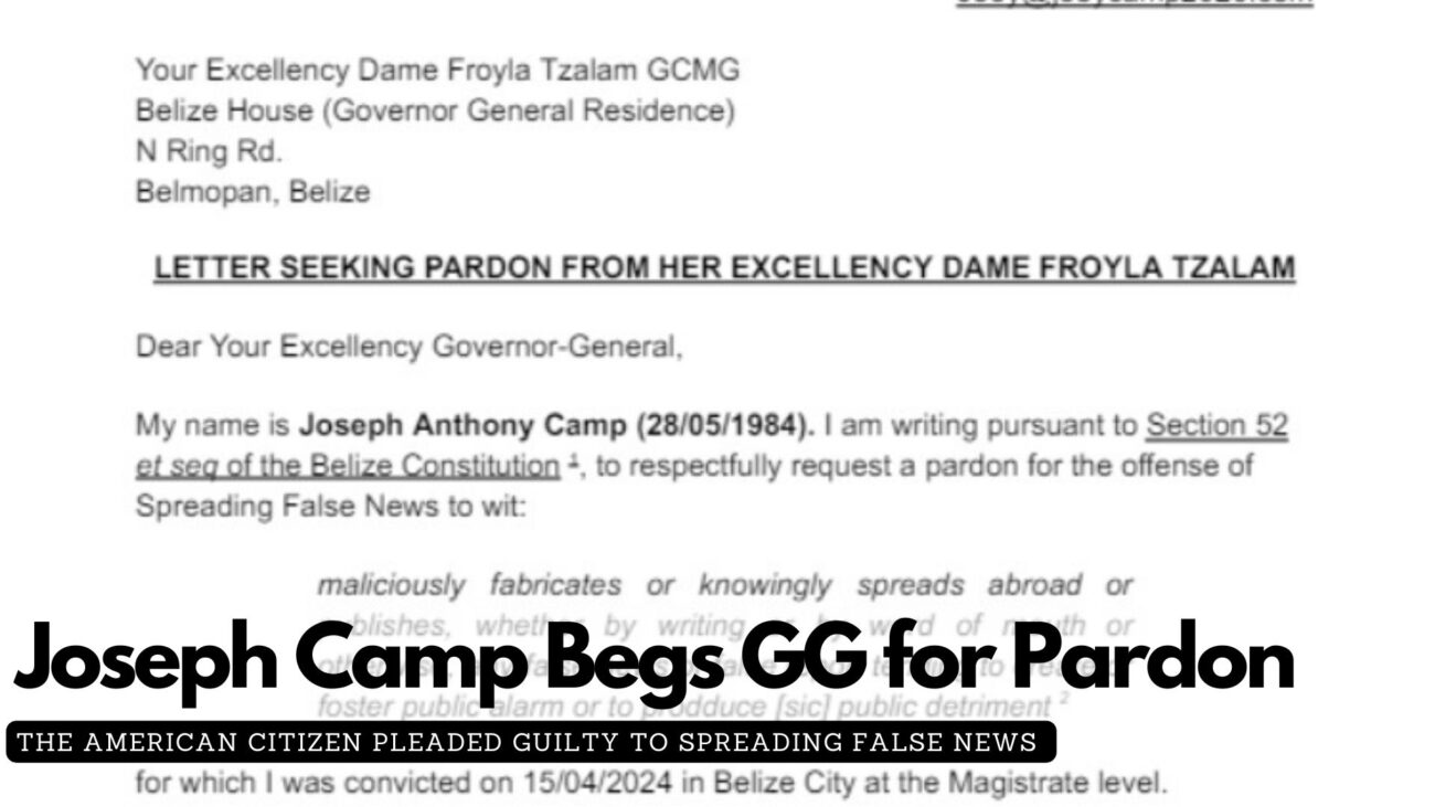 Joseph Camp Begs GG for Pardon, Says He was Unlawfully Detained