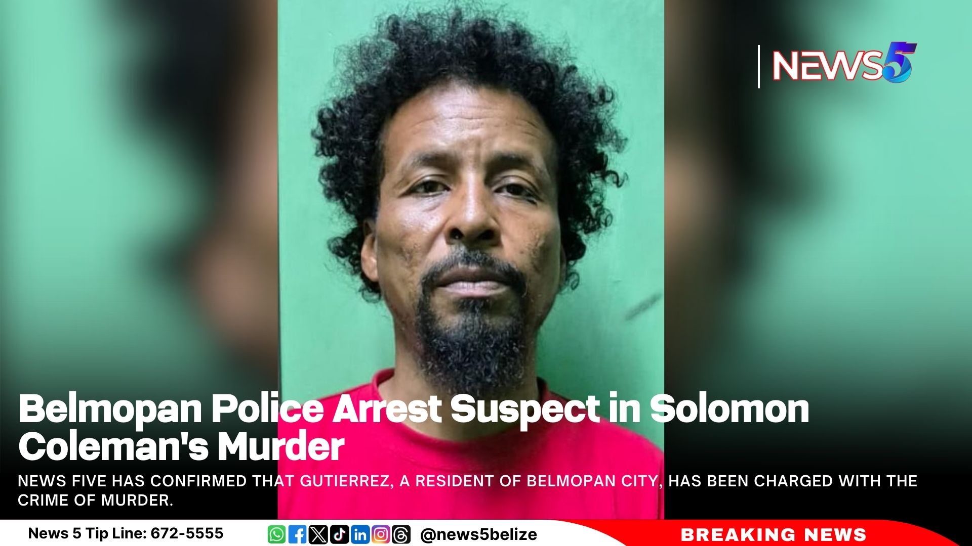 Belmopan Police Arrest Suspect in Solomon Coleman's Murder