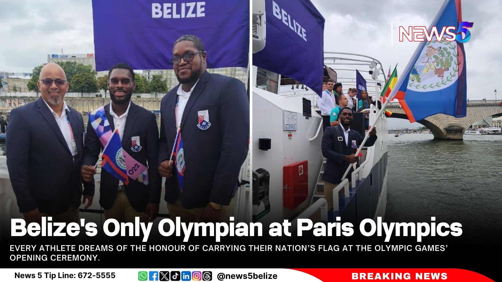 Belize's Only Olympian at Paris Olympics 