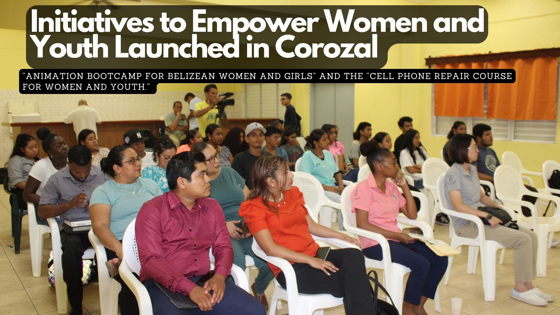 Initiatives to Empower Women and Youth Launched in Corozal 