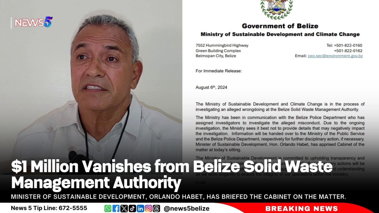 $1 Million Vanishes from Belize Solid Waste Management Authority