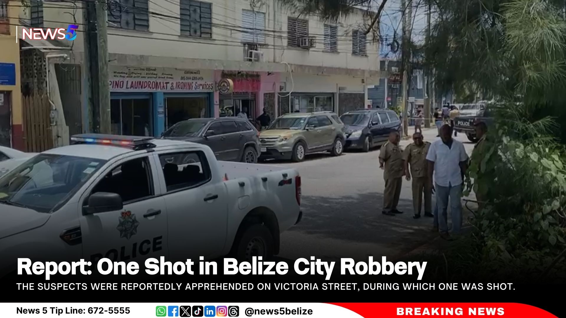 Report: One Shot in Belize City Robbery 