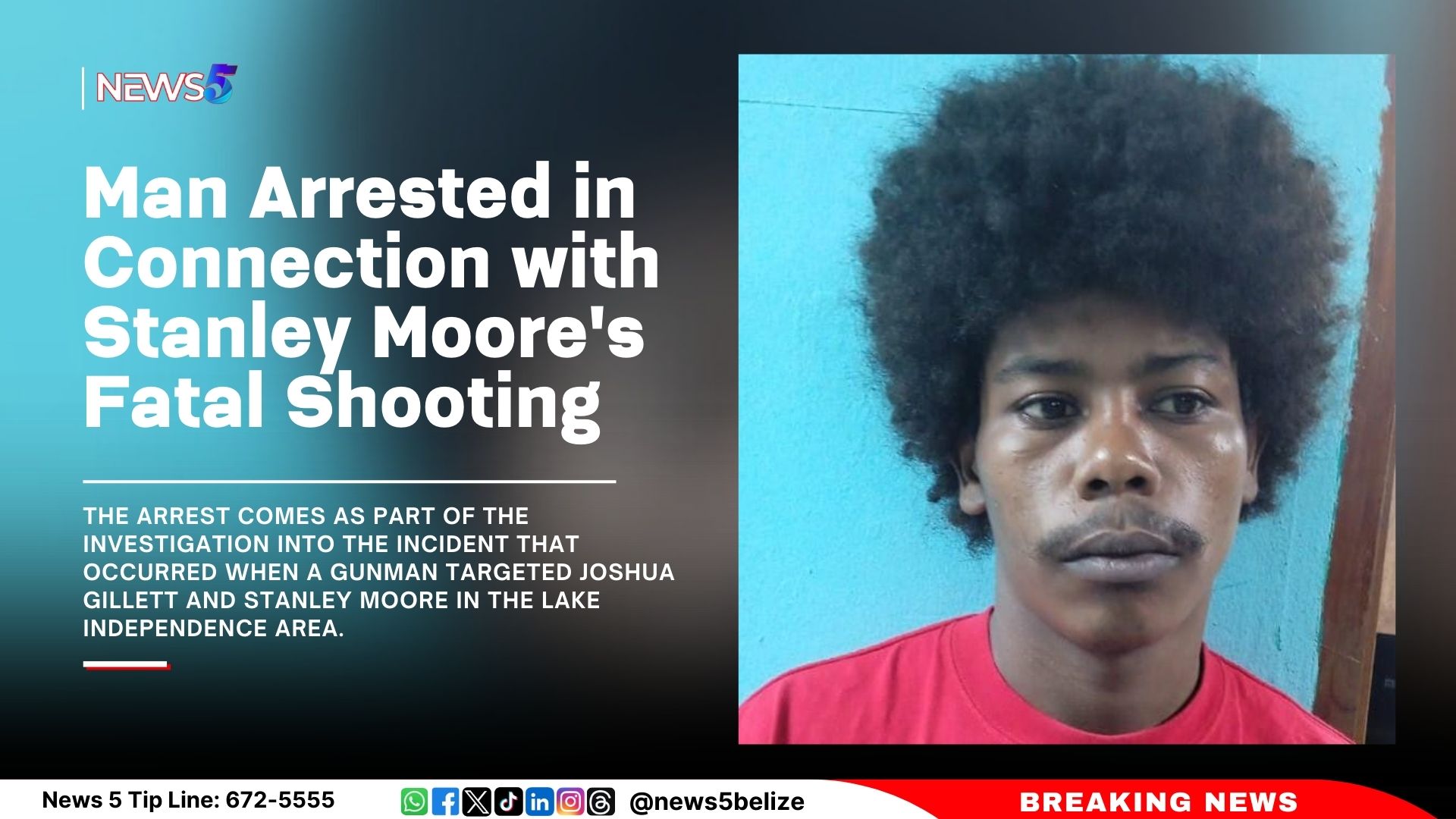 Man Arrested in Connection with Stanley Moore’s Fatal Shooting
