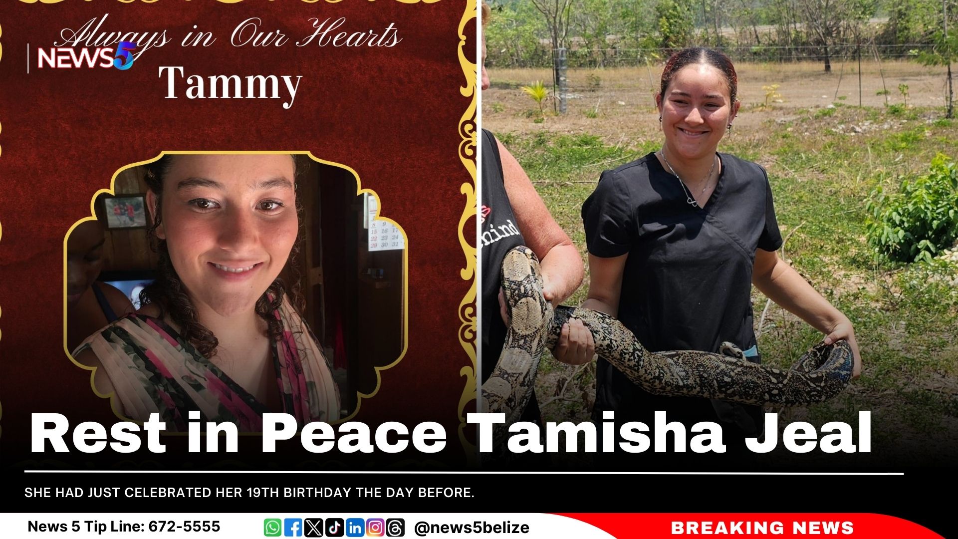 Rest in Peace Tamisha Jeal 