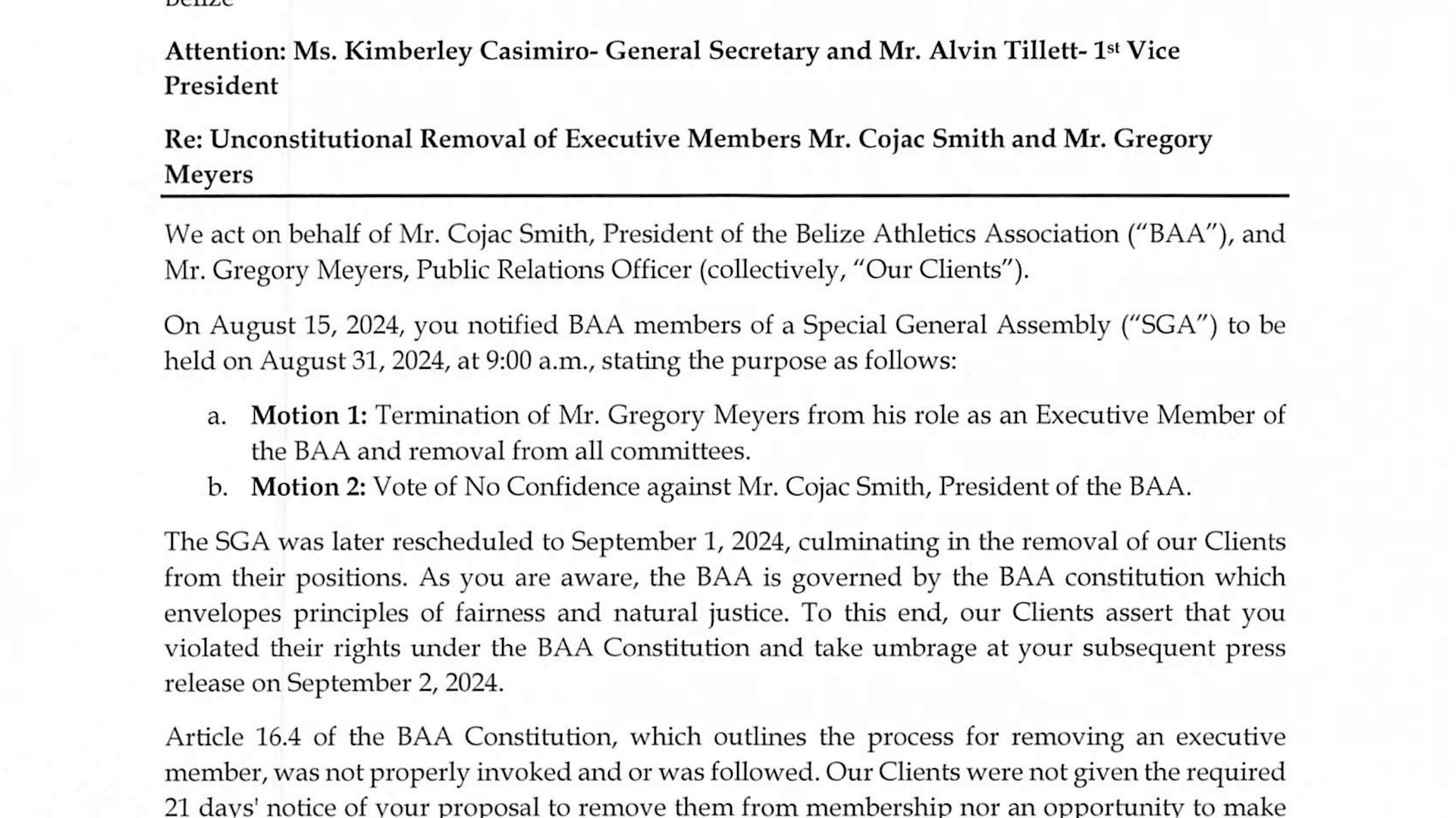 Embattled BAA President Says He Did Nothing Wrong