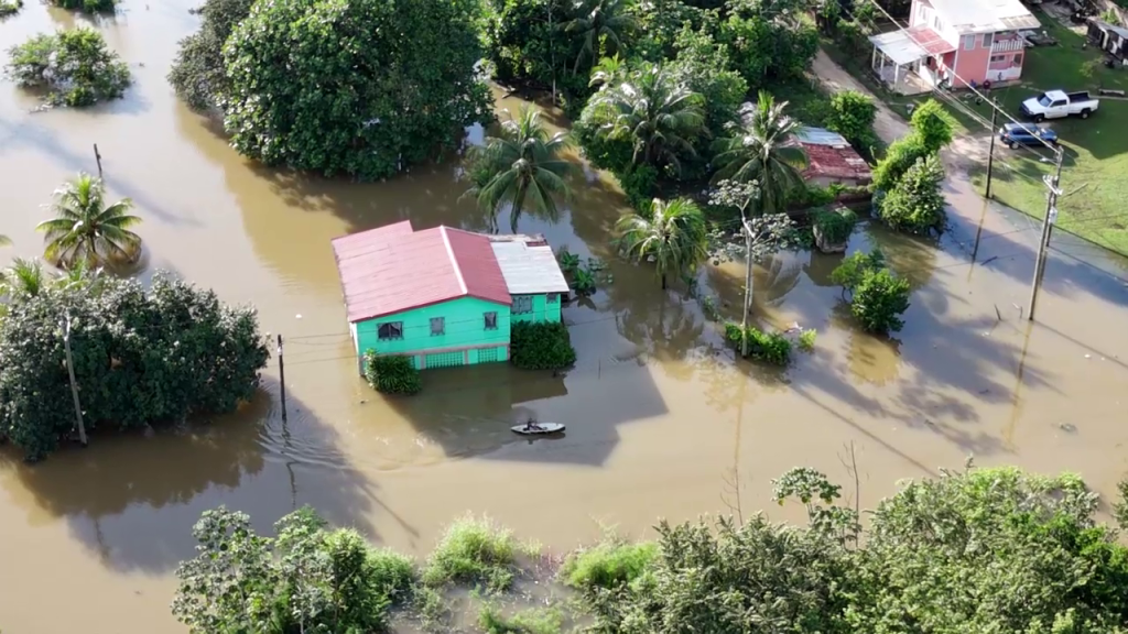 Roaring Creek River Floods Old Bridge | Greater Belize Media