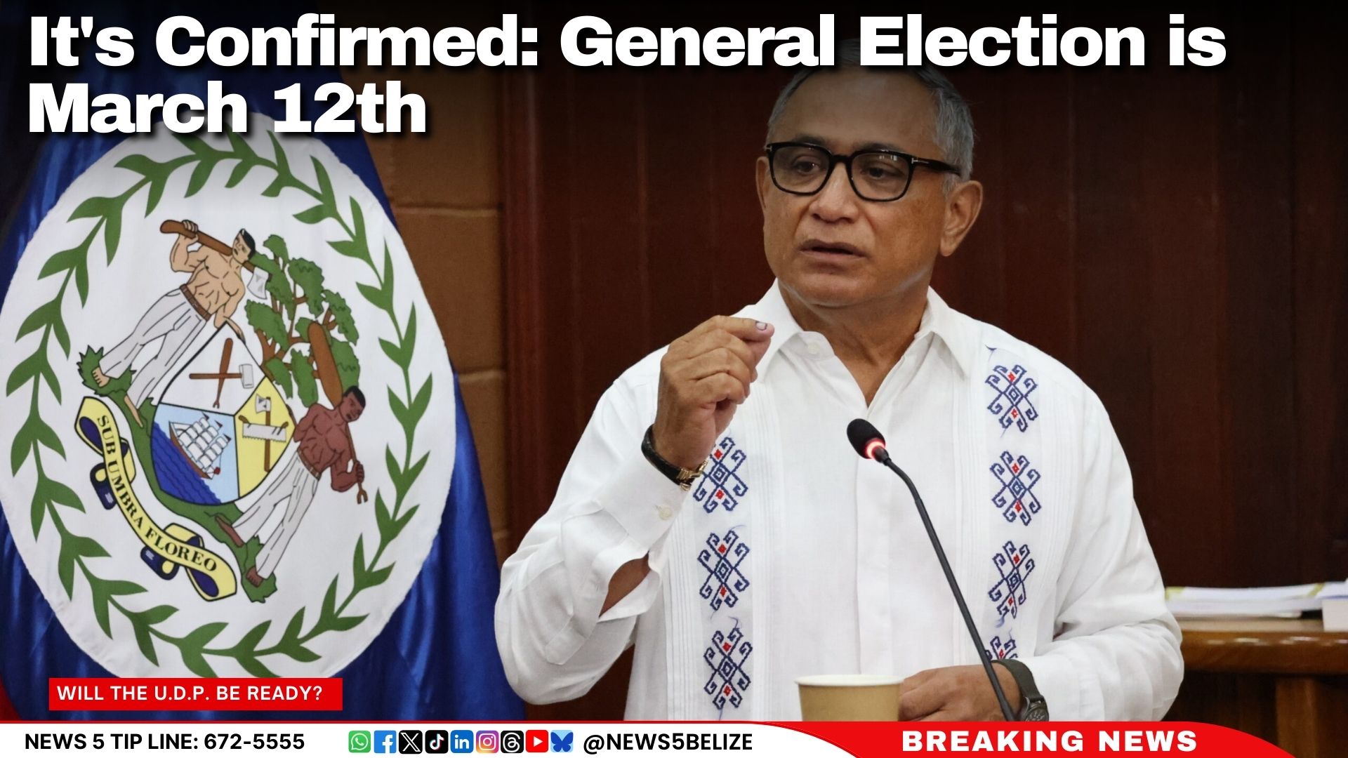It’s Confirmed: General Election is March 12th