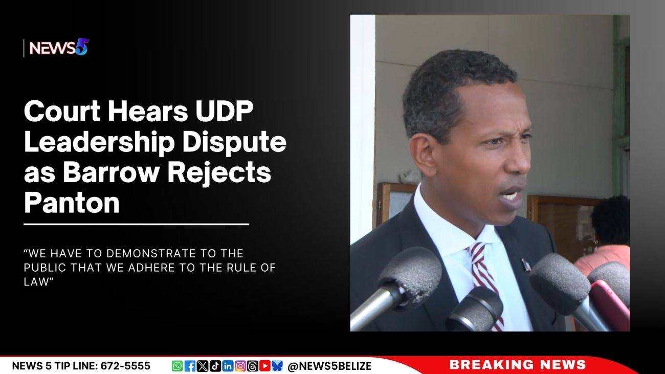 Court Hears UDP Leadership Dispute as Barrow Rejects Panton