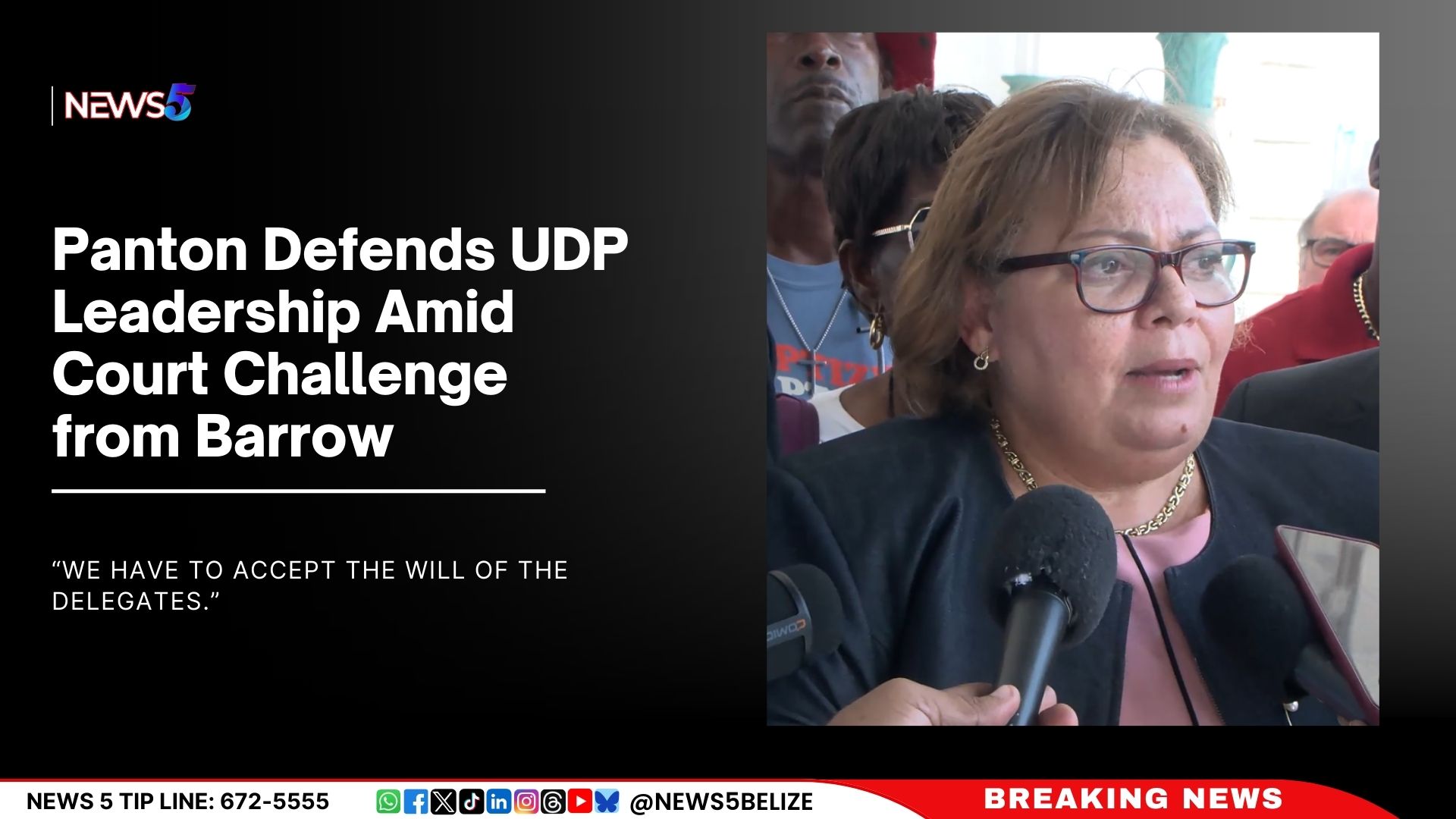 Panton Defends UDP Leadership Amid Court Challenge from Barrow