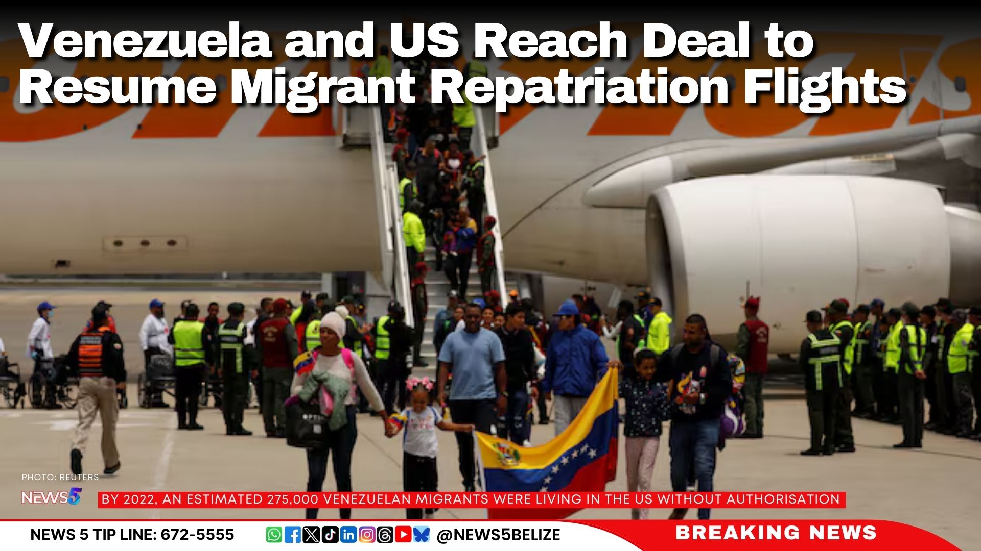 Venezuela and US Reach Deal to Resume Migrant Repatriation Flights