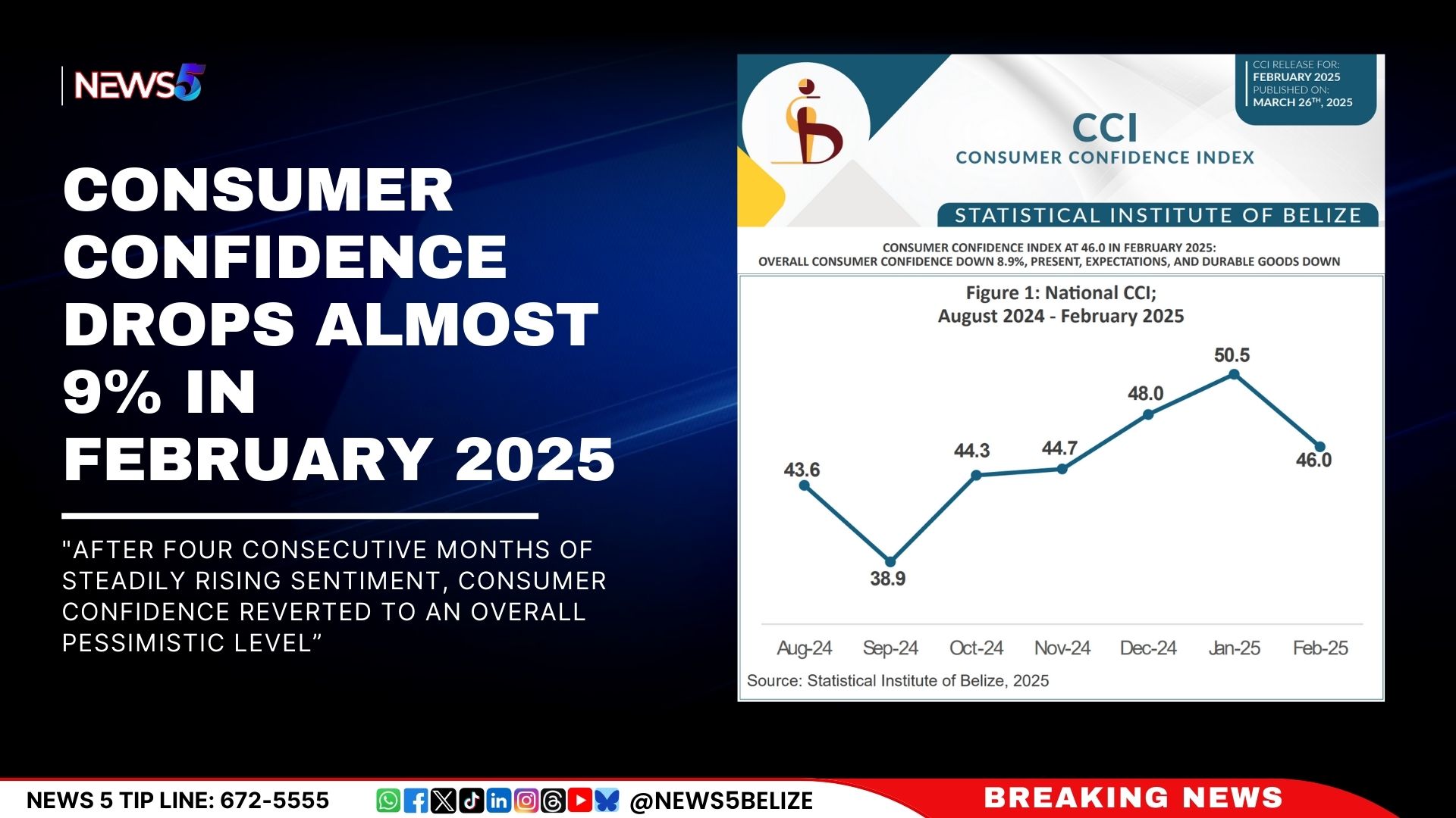 Consumer Confidence Drops Almost 9% in February 2025