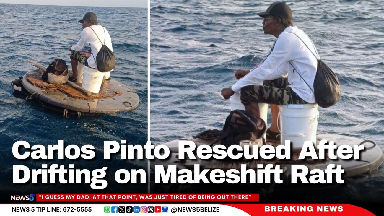 Carlos Pinto Rescued After Drifting on Makeshift Raft
