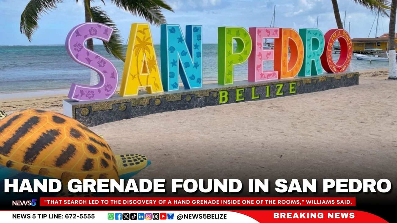 Hand Grenade Found in San Pedro