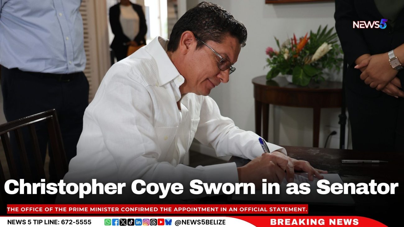 Christopher Coye Sworn in as Senator