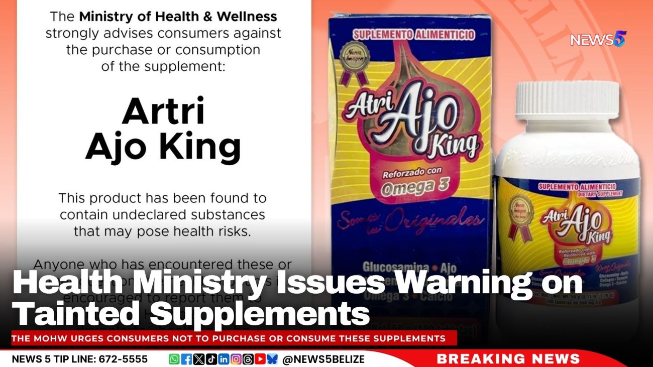 Health Ministry Issues Warning on Tainted Supplements