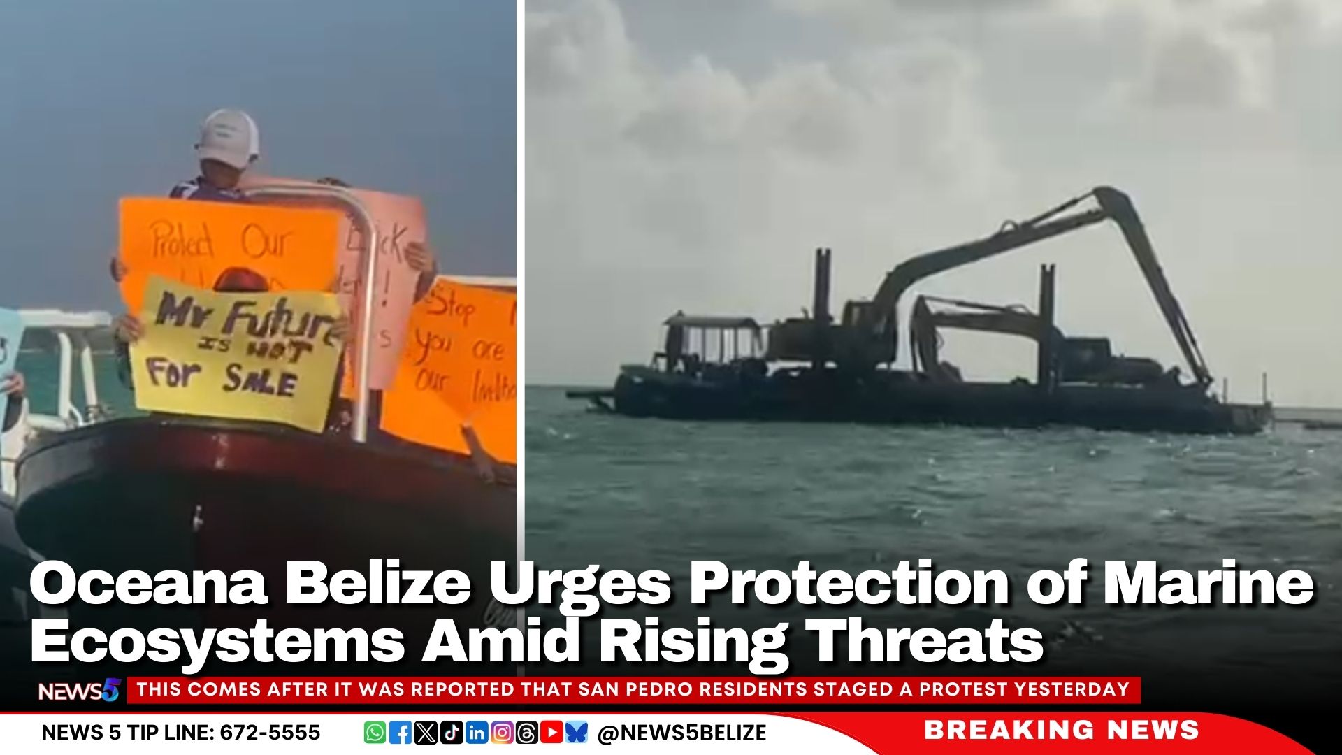 Oceana Belize Urges Protection of Marine Ecosystems Amid Rising Threats