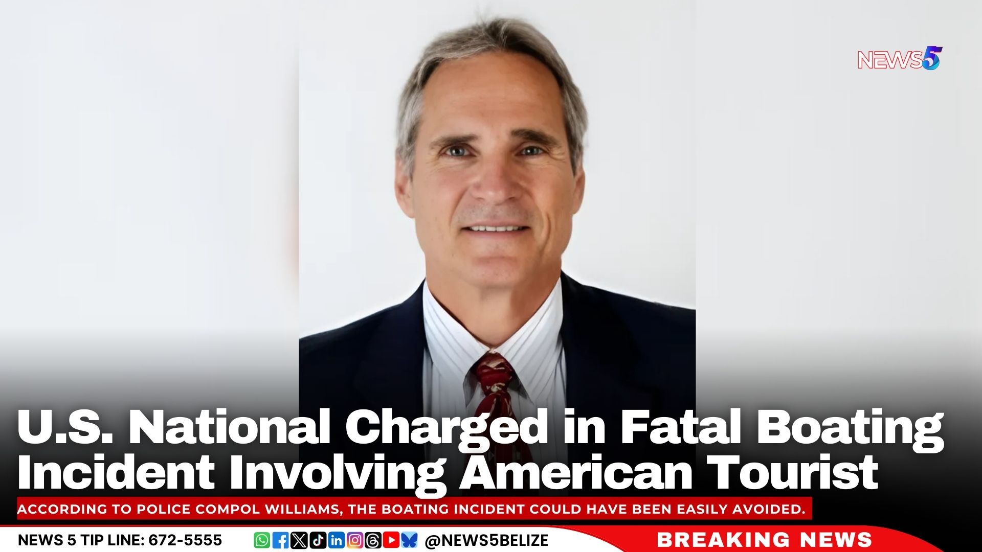 U.S. National Charged in Fatal Boating Incident Involving American Tourist