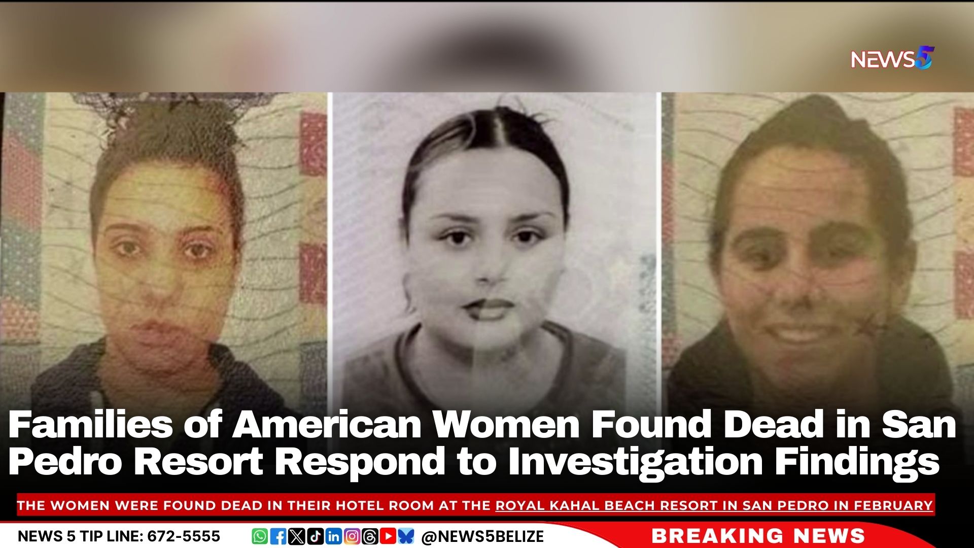 Families of American Women Found Dead in San Pedro Resort Respond to Investigation Findings