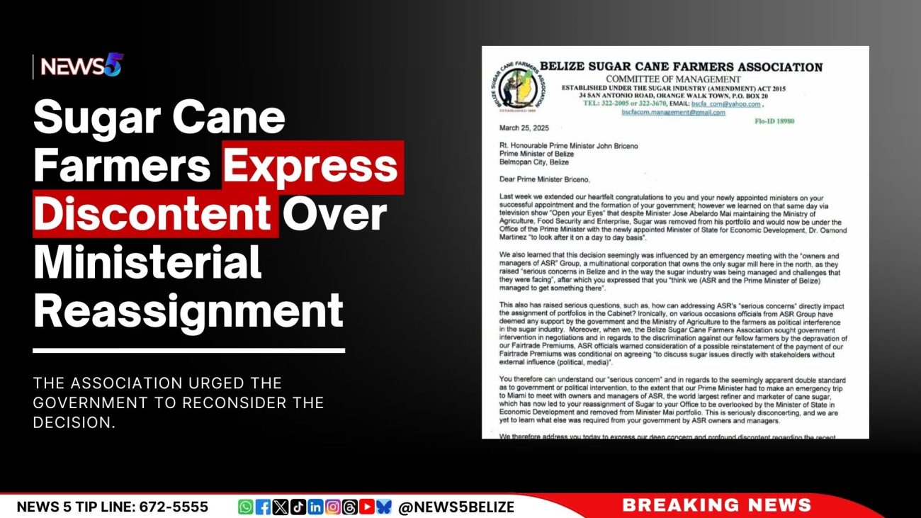 Sugar Cane Farmers Express Discontent Over Ministerial Reassignment