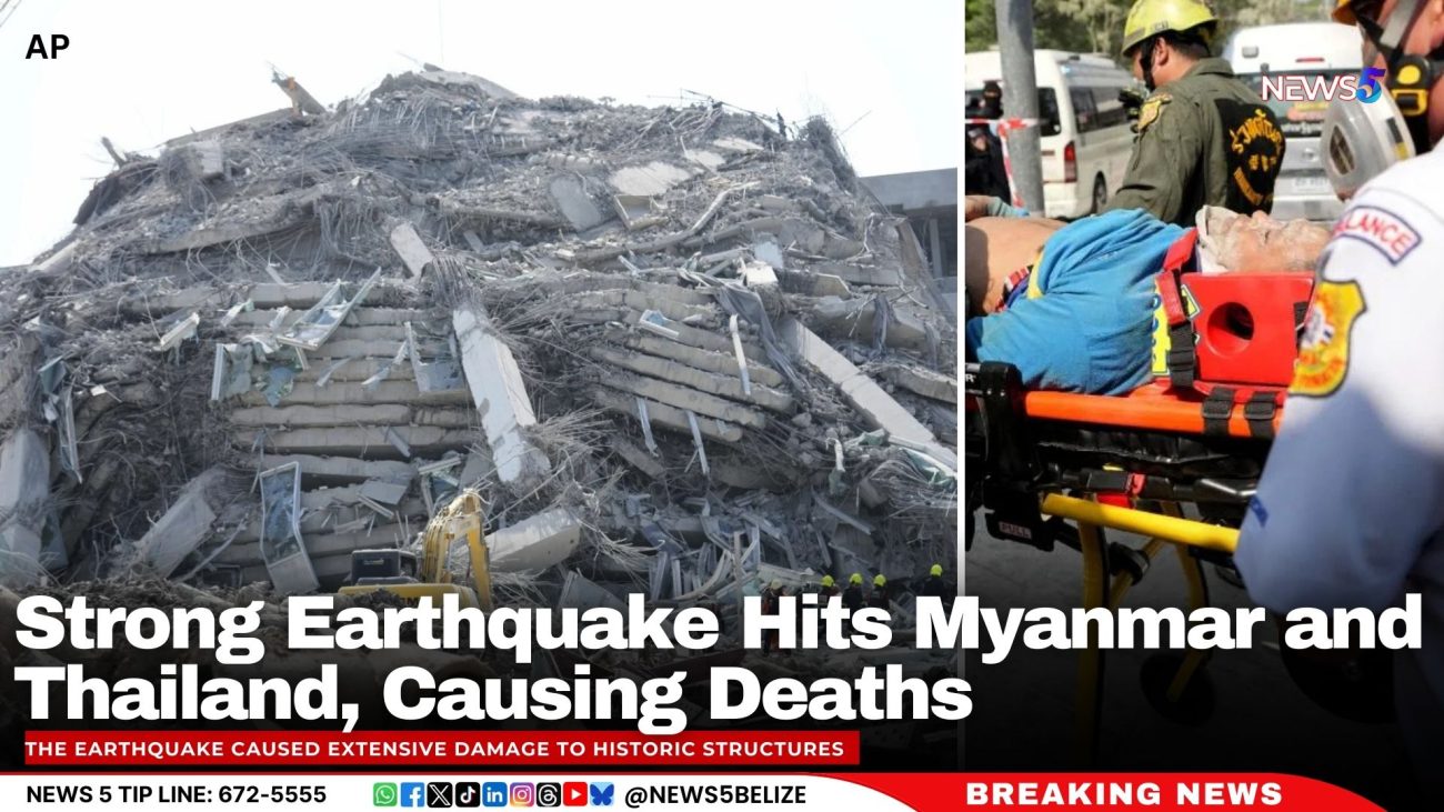 Strong Earthquake Hits Myanmar and Thailand, Causing Deaths