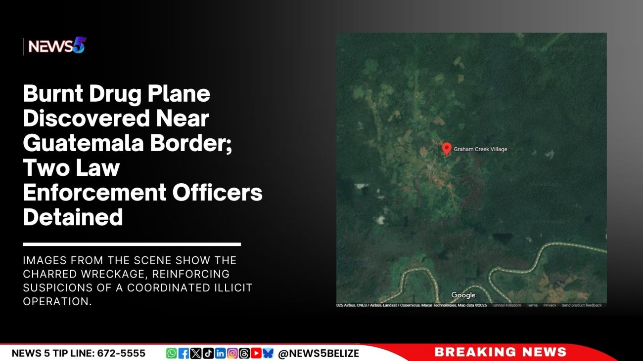 Burnt Drug Plane Discovered Near Guatemala Border; Two Law Enforcement Officers Detained