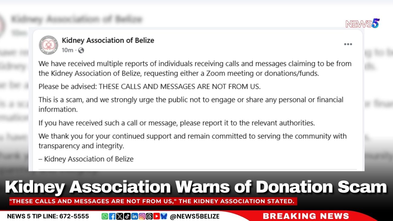 Kidney Association Warns of Donation Scam