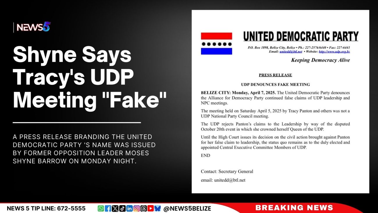 Shyne Says Tracy's UDP Meeting "Fake"