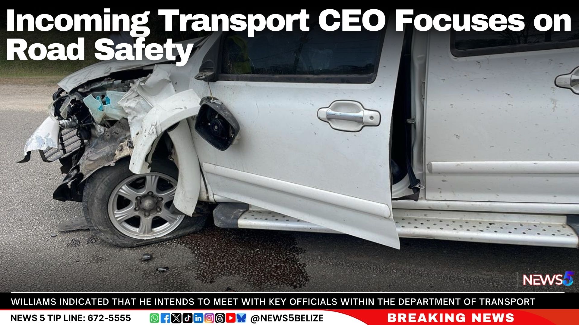 Incoming Transport CEO Focuses on Road Safety