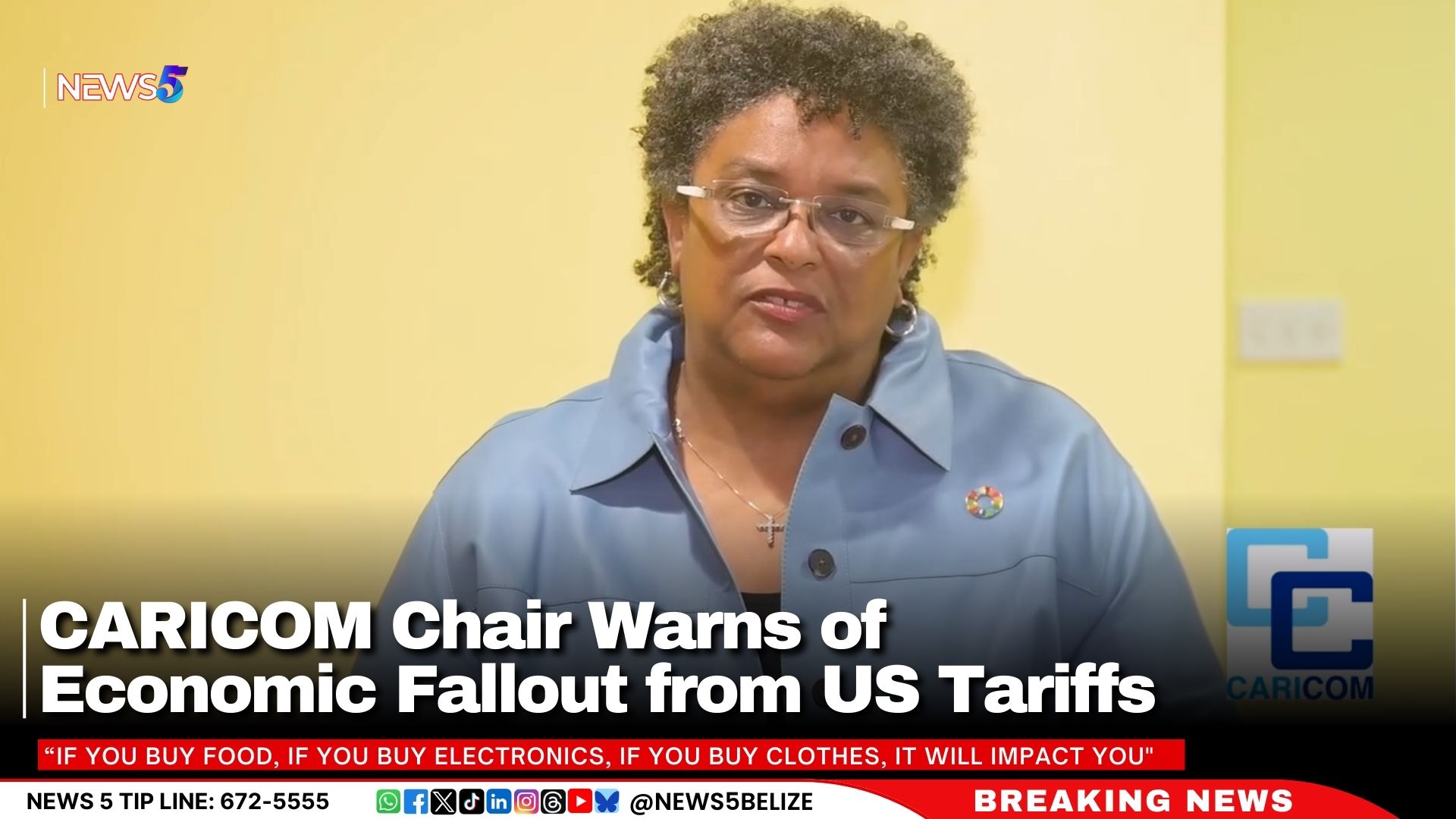 CARICOM Chair Warns of Economic Fallout from US Tariffs
