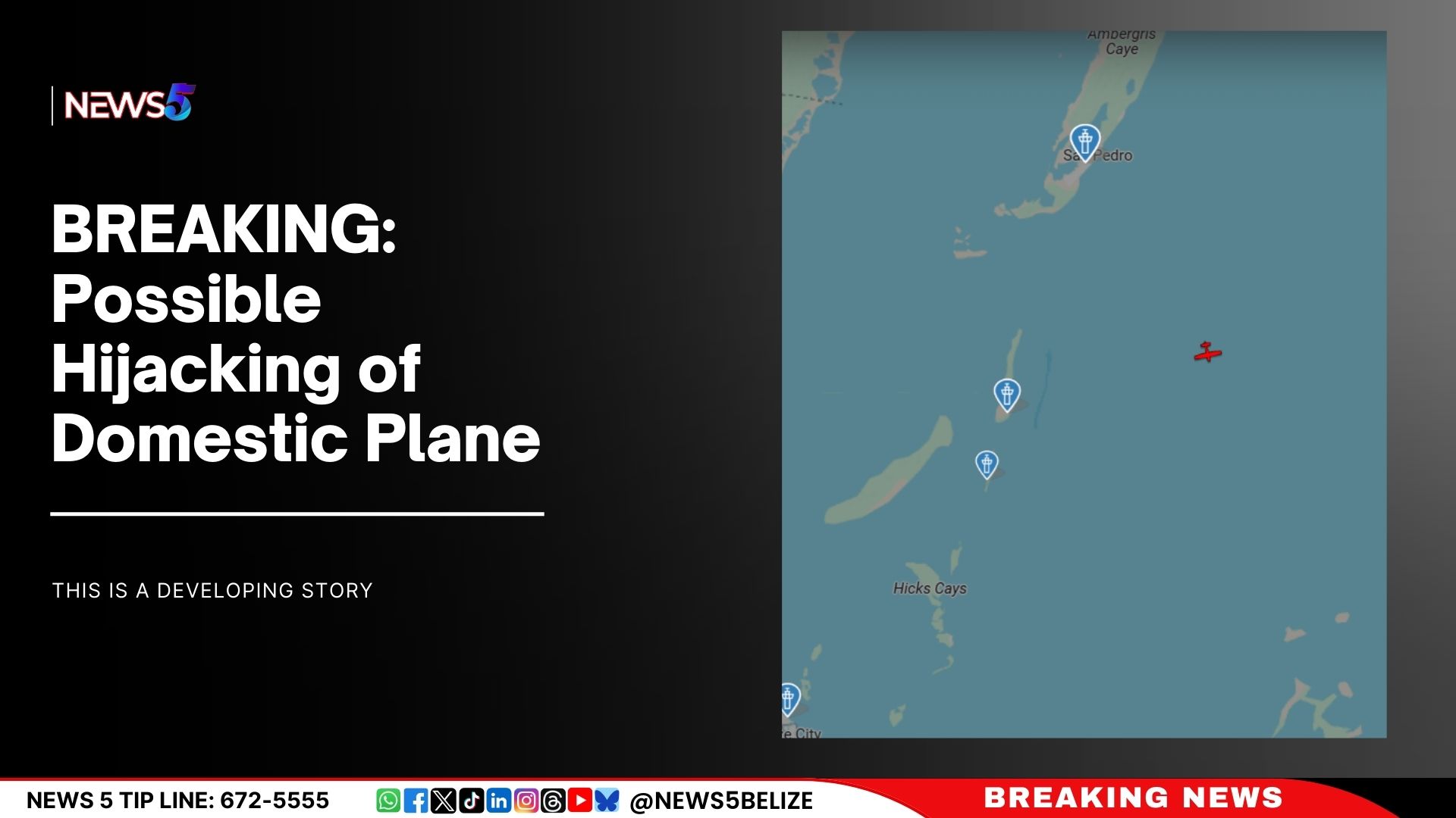 BREAKING: Possible Hijacking of Domestic Plane