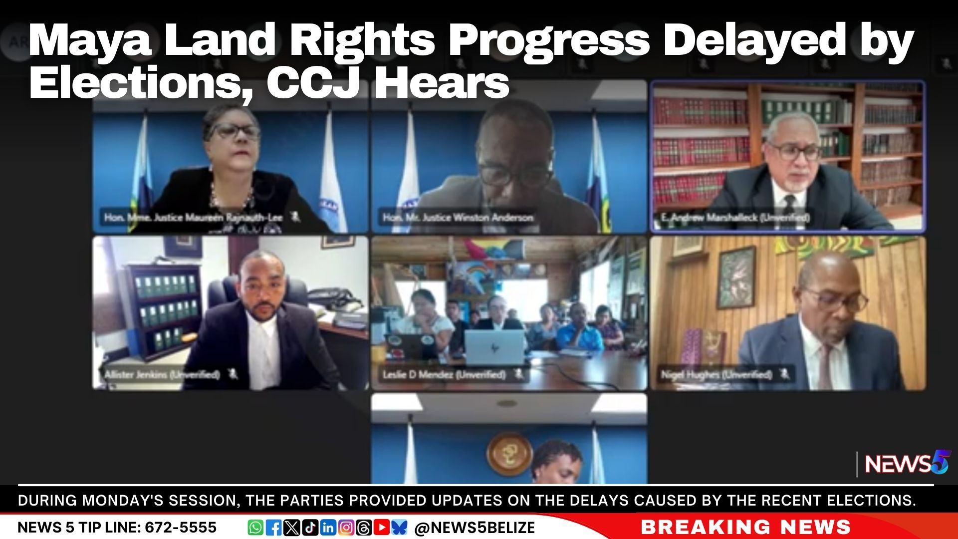 Maya Land Rights Progress Delayed by Elections, CCJ Hears