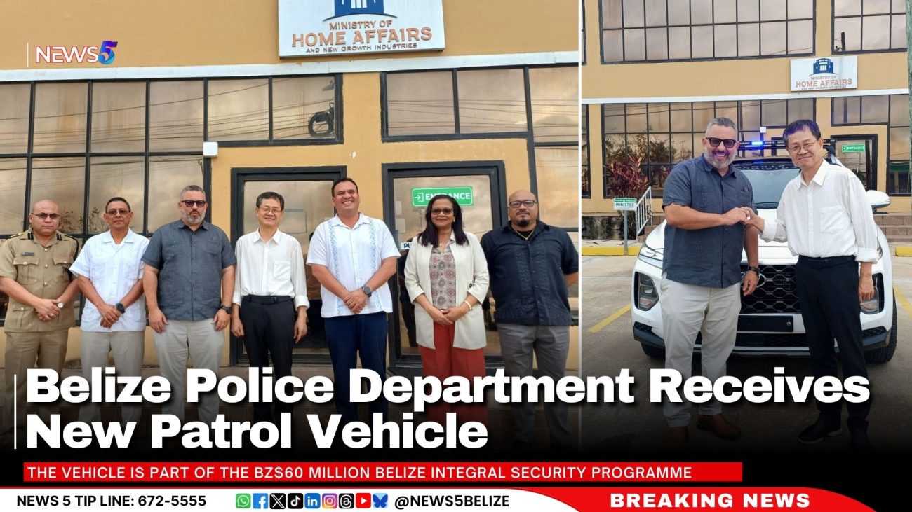 Belize Police Department Receives New Patrol Vehicle
