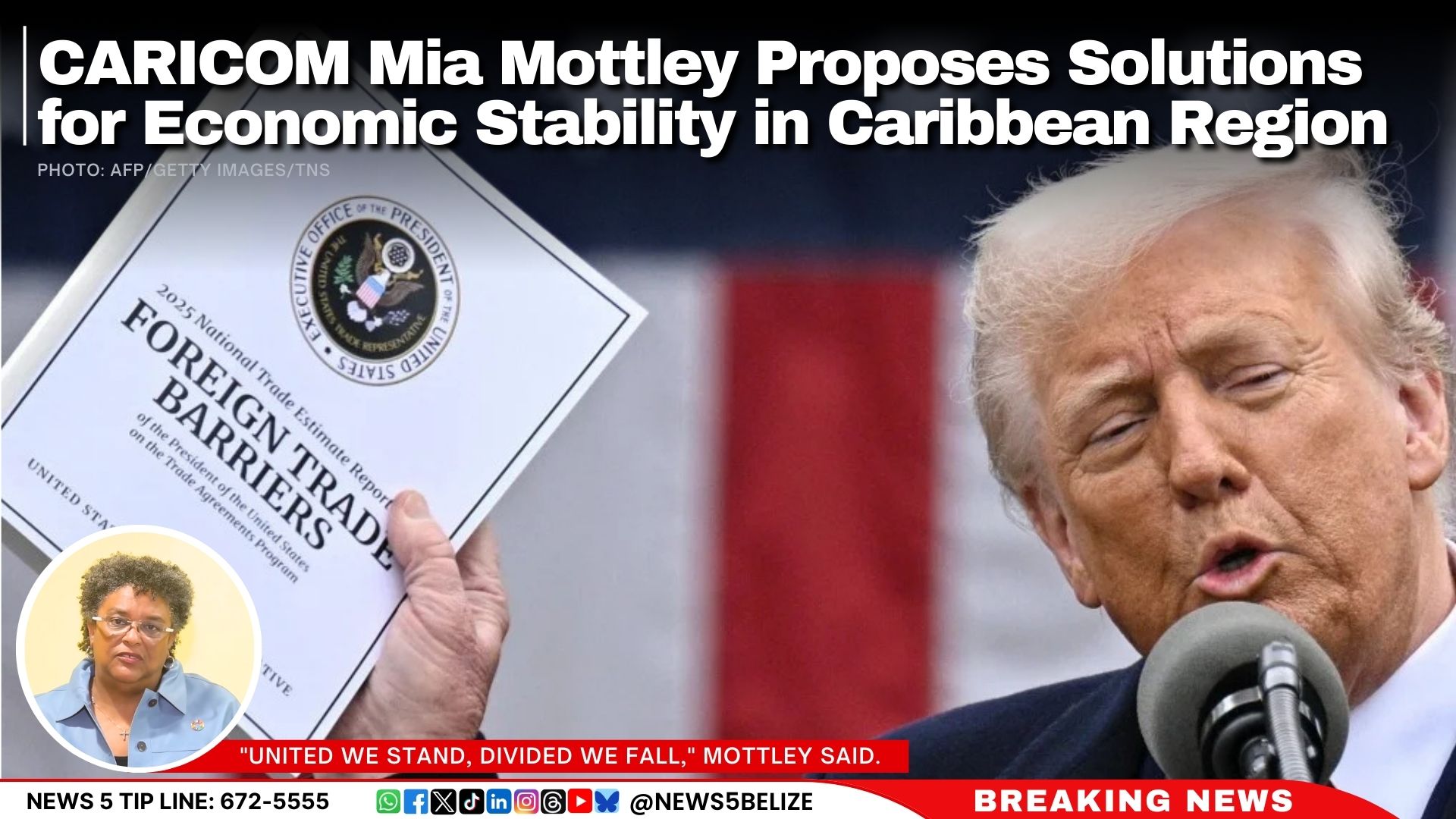 CARICOM Mia Mottley Proposes Solutions for Economic Stability in Caribbean Region
