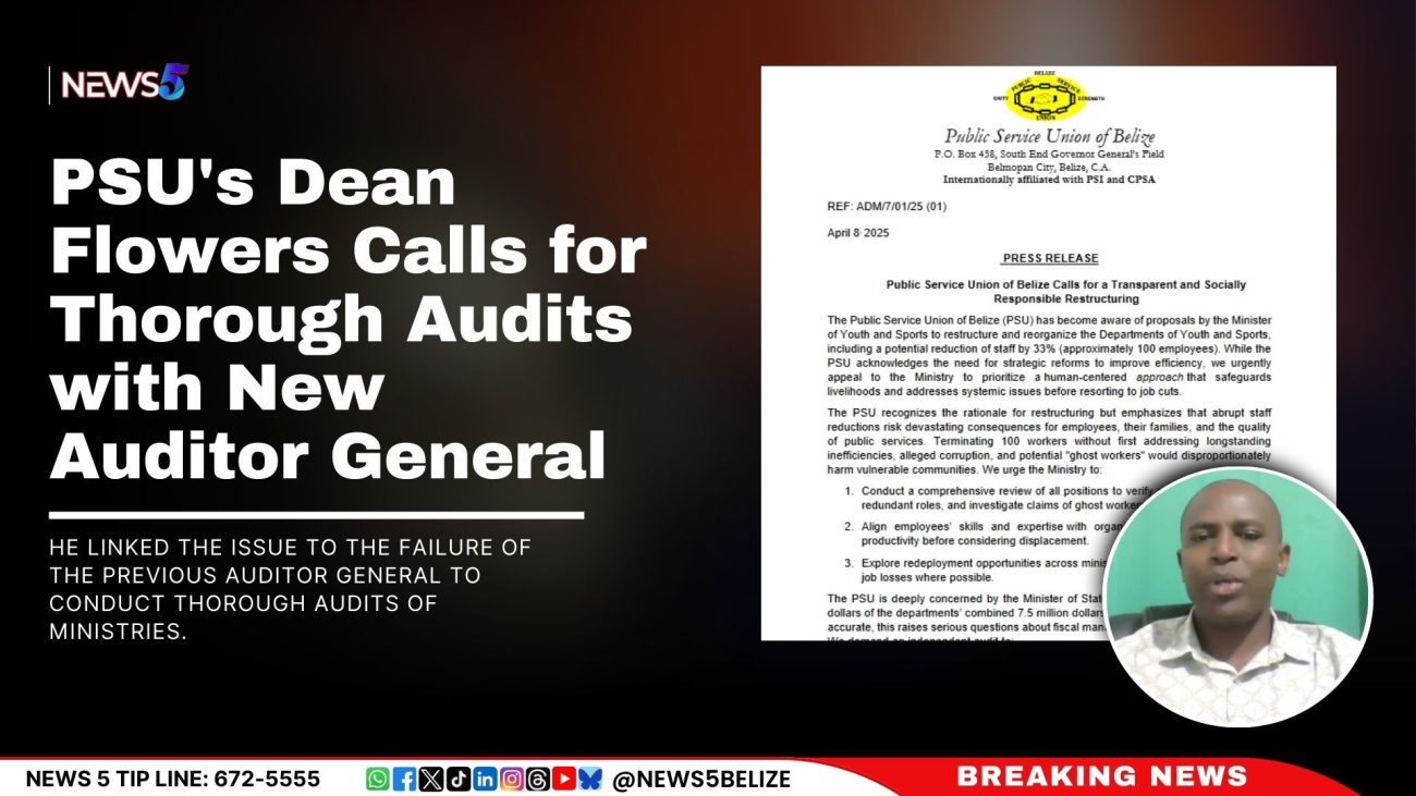 PSU's Dean Flowers Calls for Thorough Audits with New Auditor General