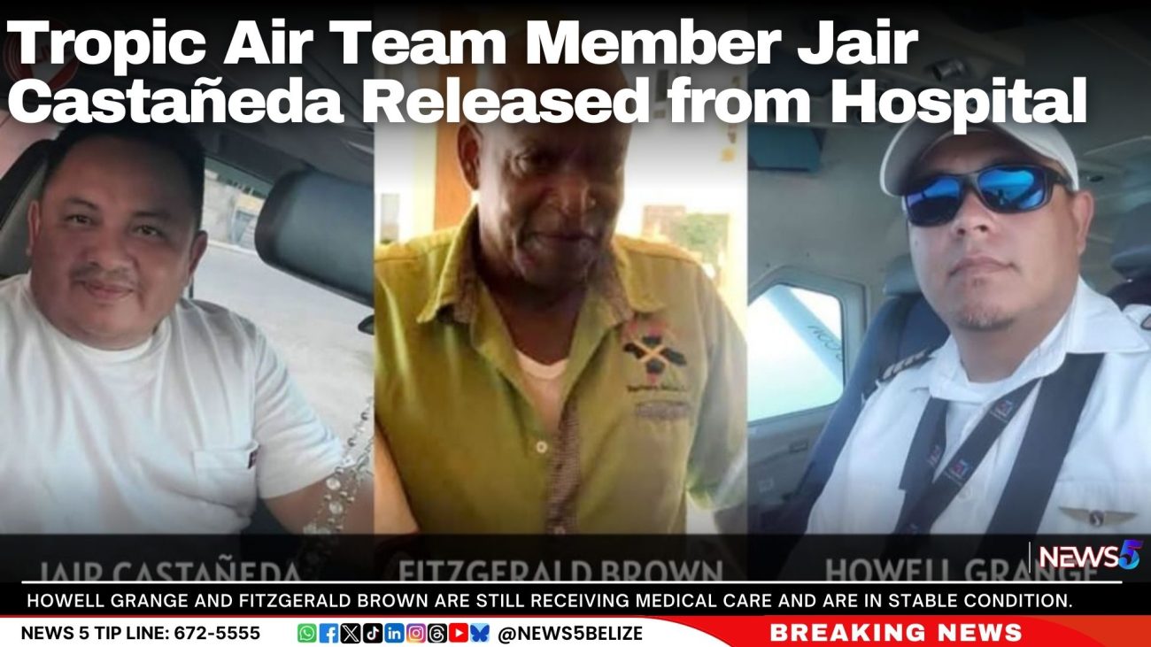 Tropic Air Team Member Jair Castañeda Released from Hospital