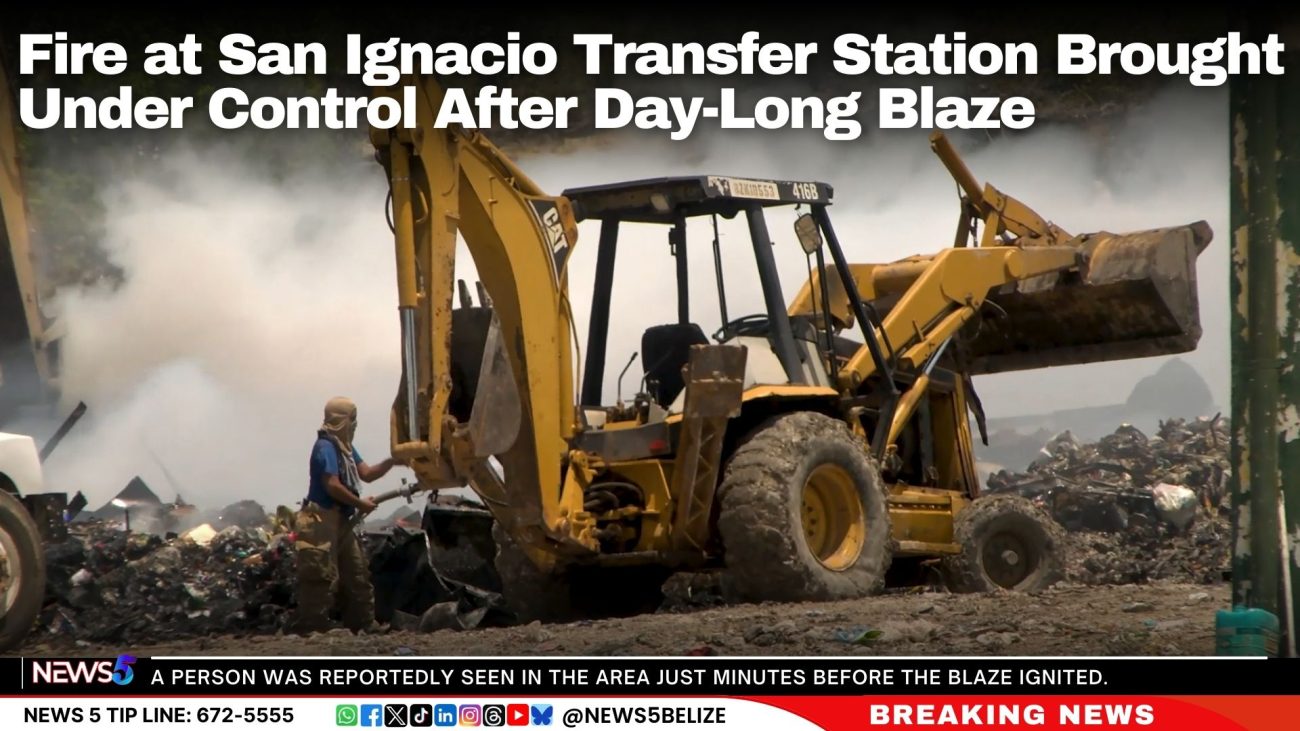 Fire at San Ignacio Transfer Station Brought Under Control After Day-Long Blaze
