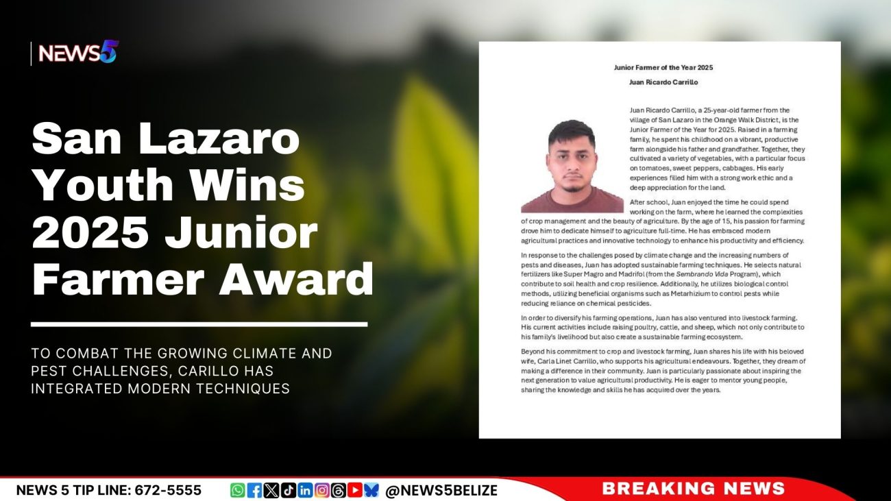 San Lazaro Youth Wins 2025 Junior Farmer Award