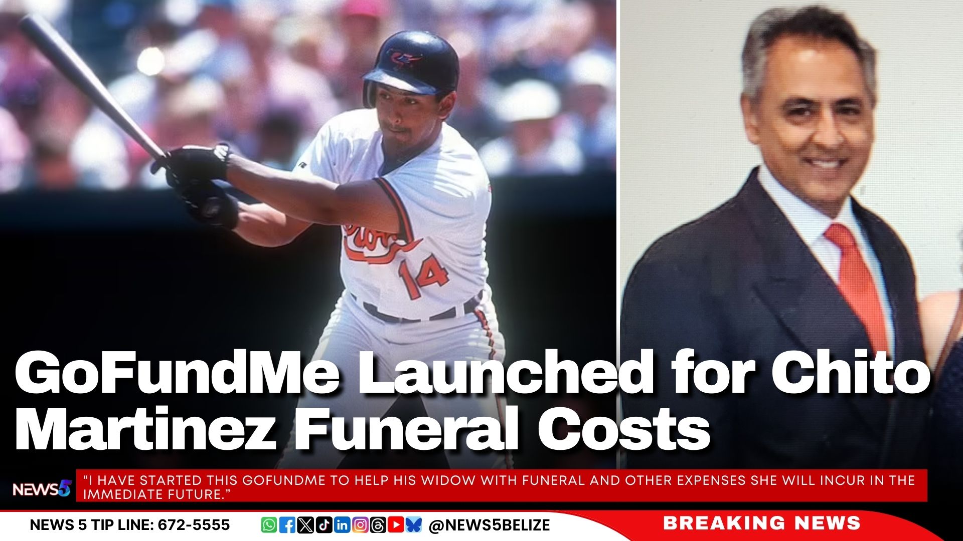 GoFundMe Launched for Chito Martinez Funeral Costs