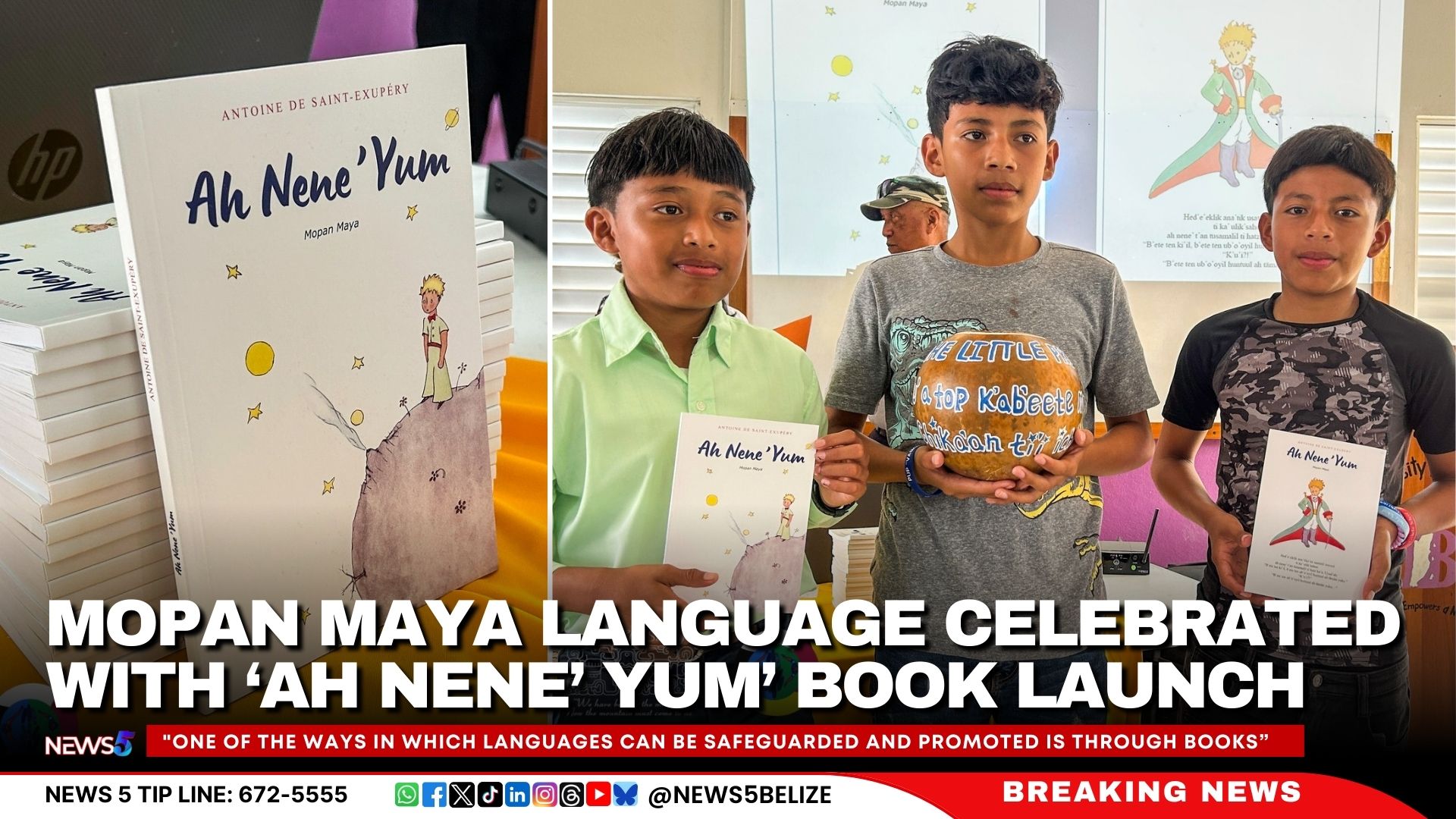 Mopan Maya Language Celebrated with ‘Ah Nene’ Yum’ Book Launch