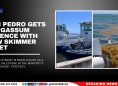 The Ministry of Blue Economy and Marine Conservation has announced the deployment of new sargassum skimmer vessels off the coast of San Pedro, Ambergris Caye