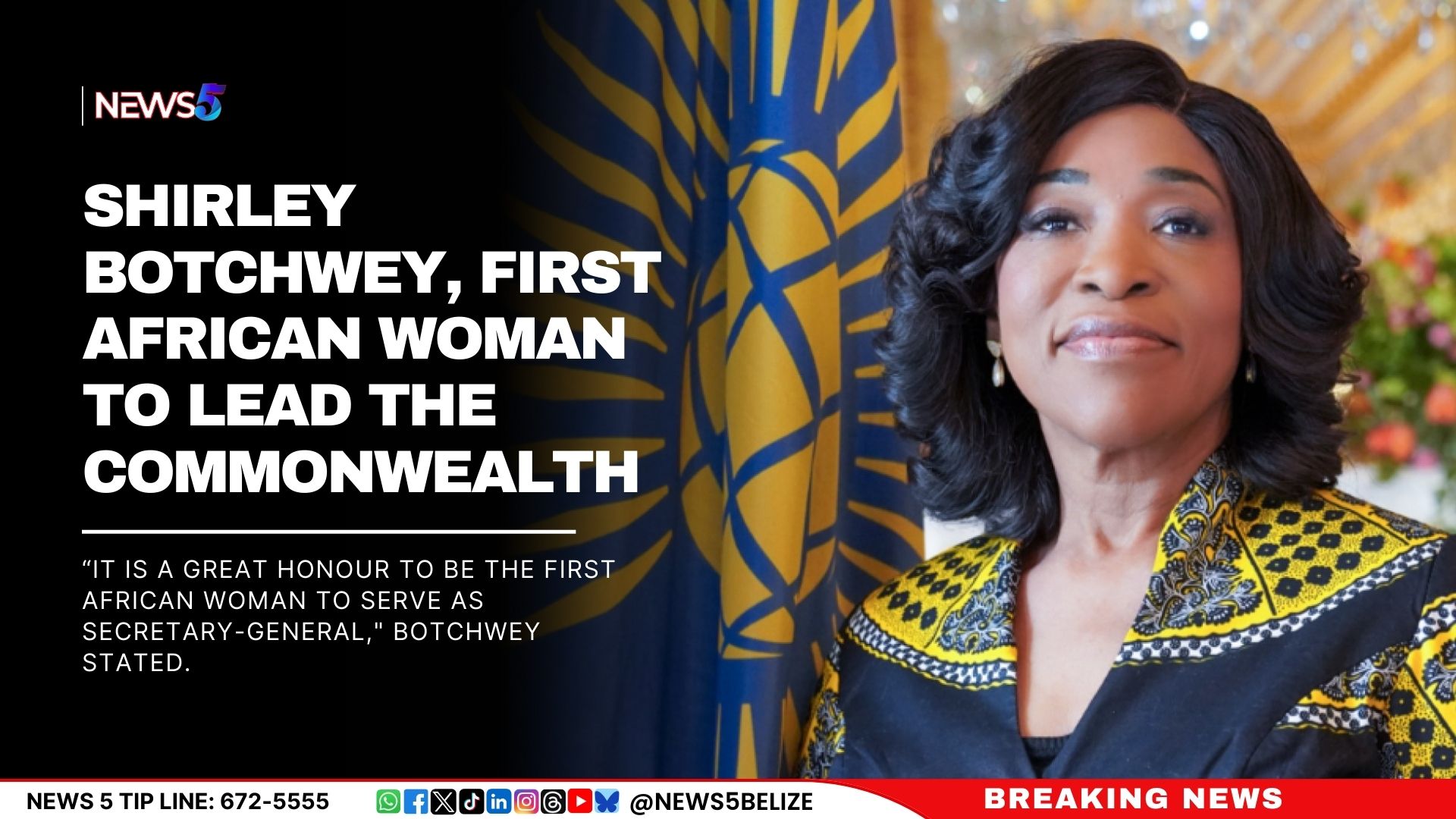 Shirley Botchwey, First African Woman to Lead the Commonwealth