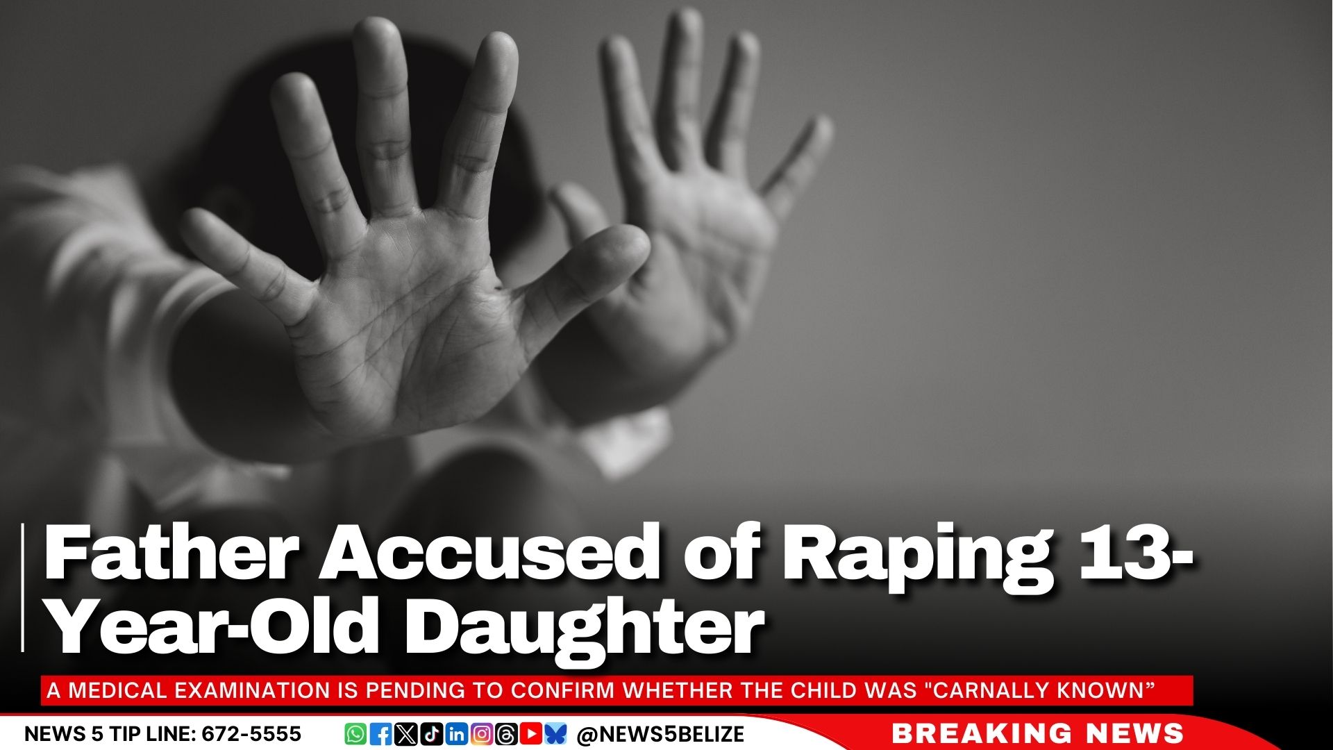 Father Accused of Raping 13-Year-Old Daughter