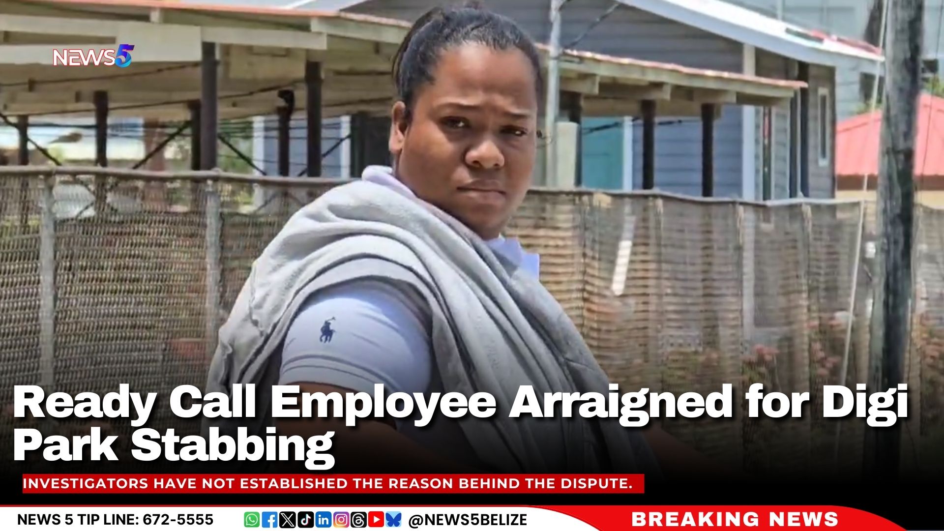 Ready Call Employee Arraigned for Digi Park Stabbing