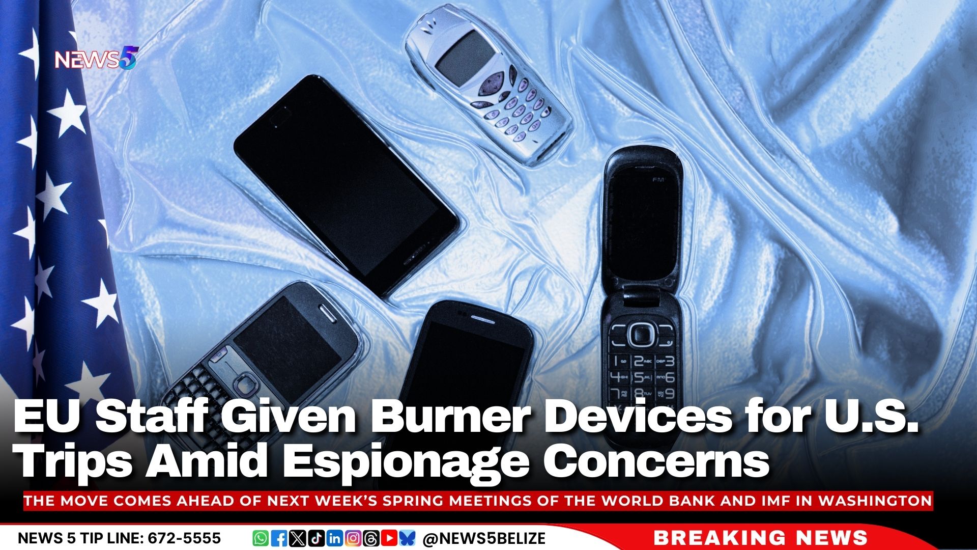 EU Staff Given Burner Devices for U.S. Trips Amid Espionage Concerns