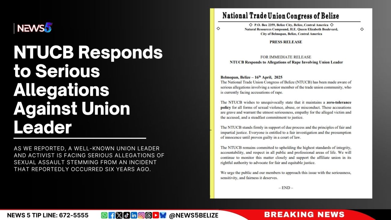 NTUCB Responds to Serious Allegations Against Union Leader