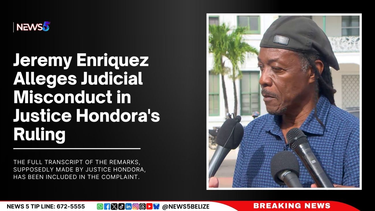 Jeremy Enriquez Alleges Judicial Misconduct in Justice Hondora's Ruling
