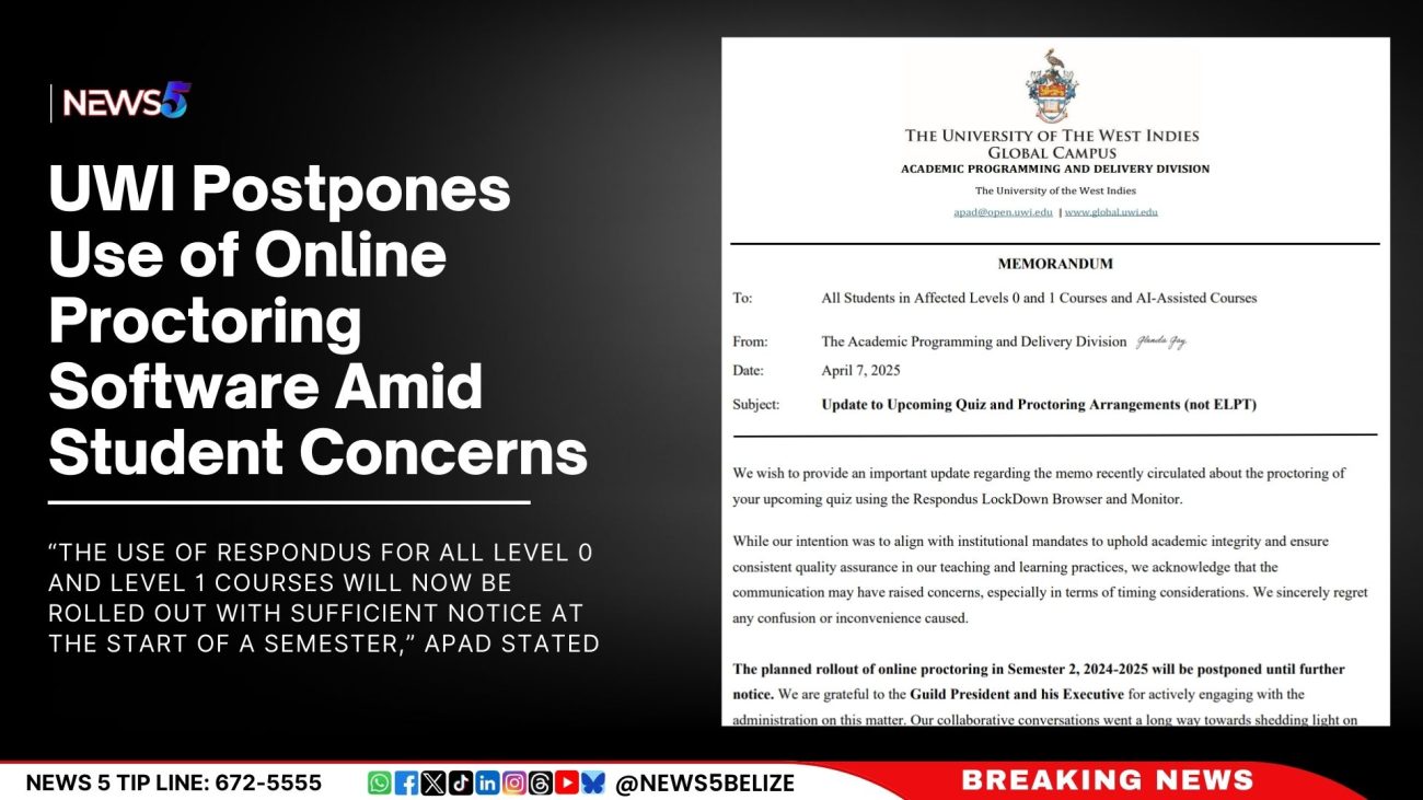UWI Postpones Use of Online Proctoring Software Amid Student Concerns